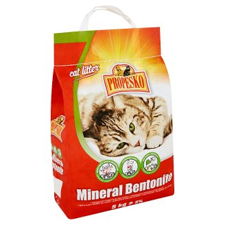 Propesko Mineral bentonite hrudkující podestýlka pro kočky 5kg