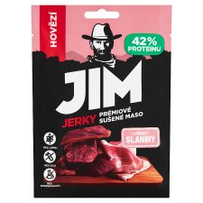 Jim Jerky Premium Beef Jerky with Bacon Flavour 23g