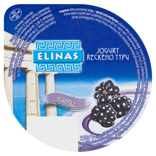 Elinas Yoghurt of Greek Type Blackberry 150g