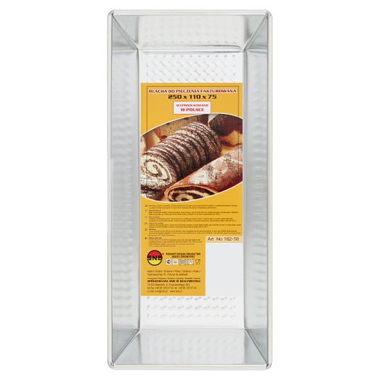 SNB Textured Baking Tin 250 x 110 x 75 mm Tesco Groceries