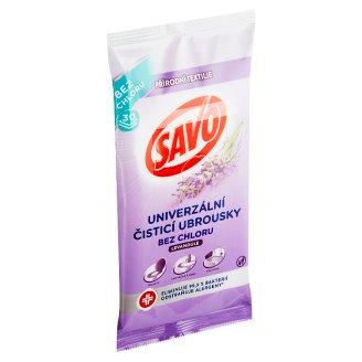 Savo čisticí ubrousky Levandule 30 ks