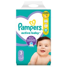 Pampers Active Baby Nappies Size 3 X152, 6kg - 10kg