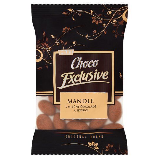 Poex Choco Exclusive Mandle v mléčné čokoládě a skořici 150g