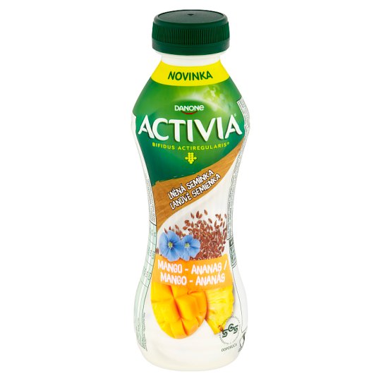 Danone Activia Mango - ananas s lněnými semínky 310g