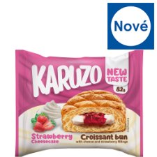 Karuzo Pita z listového těsta se sýrovo-jahodovou náplní 82g