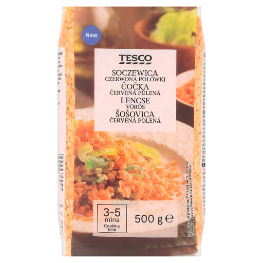 Tesco Čočka červená půlená 500g
