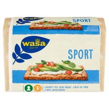 Wasa Sport celozrnné žitné knäckebroty 275g