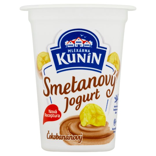 Mlékárna Kunín Smetanový jogurt čokobanánový 150g