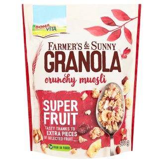 Bona Vita Farmer's & Sunny Granola müsli super fruit 500g