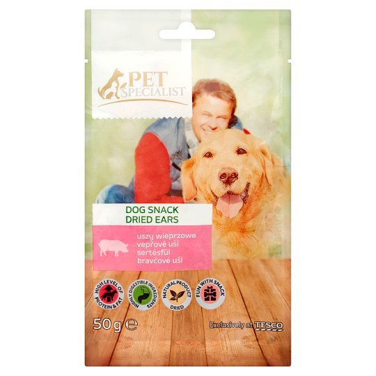 Tesco Pet Specialist Vepřové uši 50g