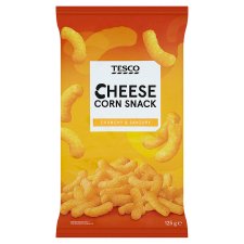 Tesco Cheese Corn Snack 125g