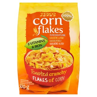 Tesco Corn flakes kukuřičné lupínky 500g