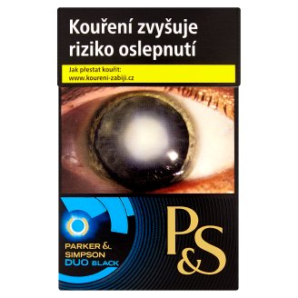 Parker & Simpson Duo black cigarety s filtrem 20 ks
