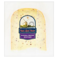 Van den Veer Gouda 50+ s hořčičným semínkem (krájená) 200g