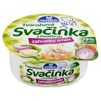 Milko Tvarohová svačinka zahradní směs 130g