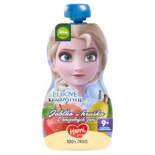Hami Disney Frozen Elsa ovocná kapsička Jablko a hruška 110g, 9+