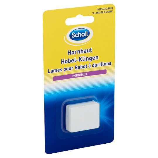 Scholl Náhradní žiletky do hoblíku 10 ks