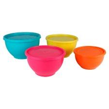 Tesco Colour Mixing Bowl Set 4 pcs