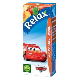 Relax Ovocný nápoj jablko, broskev, jahoda 200ml