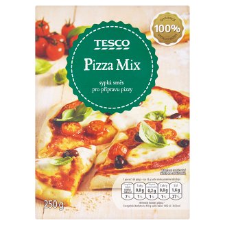 Tesco Pizza Mix sypká směs pro přípravu pizzy 250g