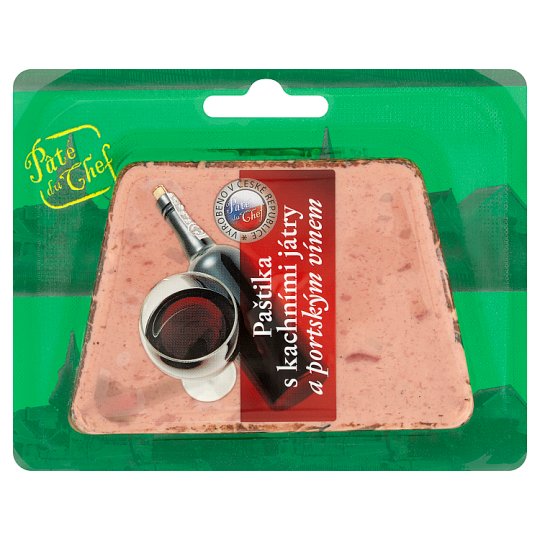 Paté Du Chef Paštika s kachními játry a portským vínem 125g
