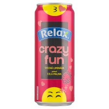 Relax Sycená limonáda příchuť cola malina 330ml