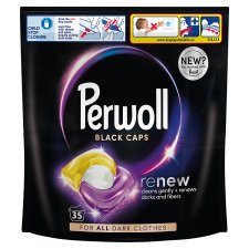 Perwoll Renew Black Caps Concentrated Pre-Dosed Detergent 35 Washes 35 x 13.5g (472.5g)