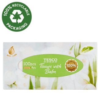 Tesco Papírové kapesníky 100 ks