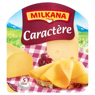 Milkana Caractére Plnotučný zrající sýr plátky 100g