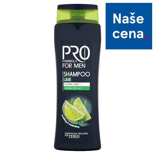 Tesco Pro Formula For Men Šampón pro muže Lime 400ml