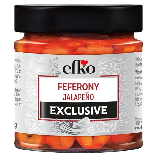 efko Exclusive Jalapeño Peppers 200g