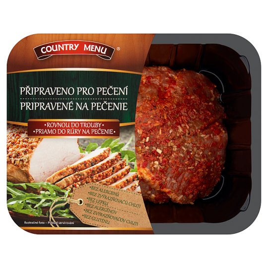 Country Menu Vepřová krkovice s česnekem a chilli s přídavkem vody