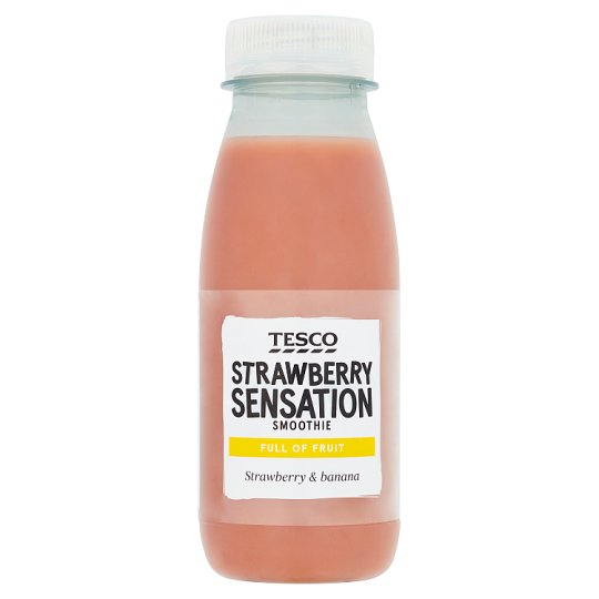 Tesco Strawberry Sensation Smoothie 250ml
