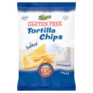 Sam Mills Tortilla chips solené bezlepkové 125g