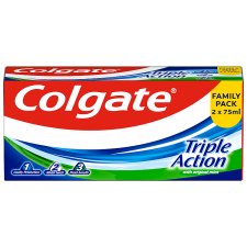 Colgate Triple Action Toothpaste DUOPACK 2x75 ml