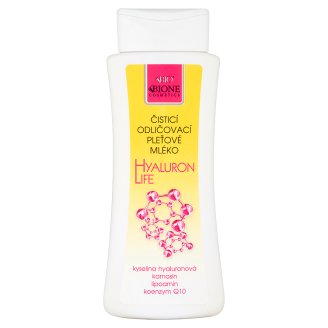 Bione Cosmetics Bio Hyaluron Life čisticí odličovací pleťové mléko 255ml