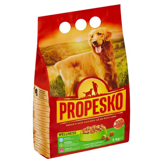 Propesko For Wellness and Healthy Digestion s jehněčím, rýží a zeleninou 3kg