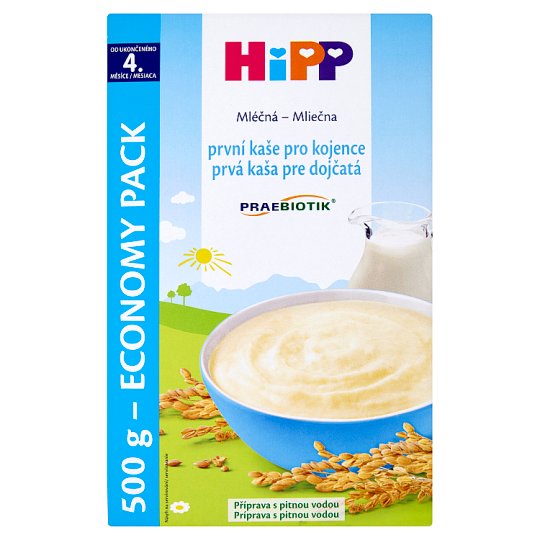 HiPP Praebiotik Mléčná první kaše pro kojence 2 x 250g