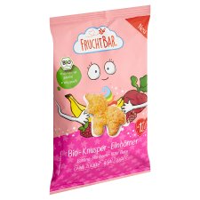 FruchtBar Organic Crisps Unicorn Corn, Banana, Raspberry and Beetroot 30g