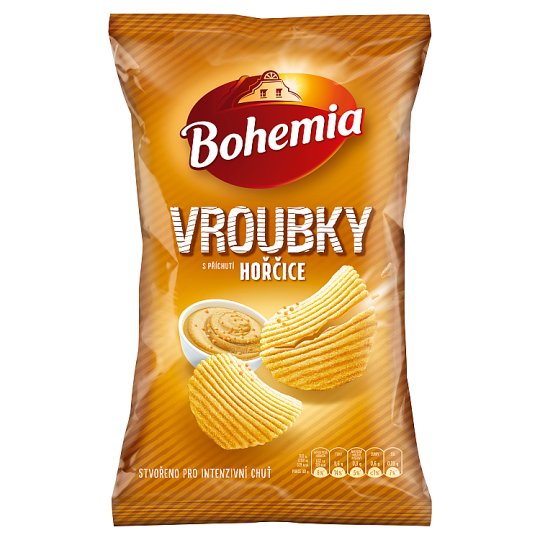 Bohemia Vroubky s příchutí hořčice 130g