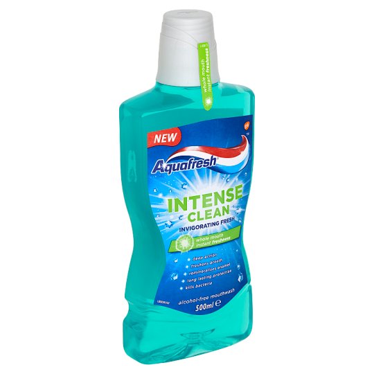 Aquafresh Intense Clean Invigorating Fresh ústní voda 500ml