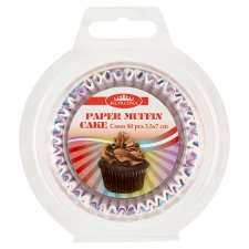 Korona Paper Muffin Cake Cases 3.5 x 7 cm 80 pcs