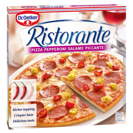 Пицца dr oetker ristorante салями