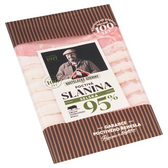 Kostelecké Uzeniny Poctivá selská slanina 0,100kg