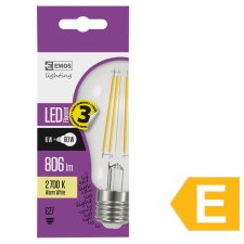 Emos Lighting LED žárovka Filament A60 E 6W(60W) 806lm E27 teplá bílá 1 ks