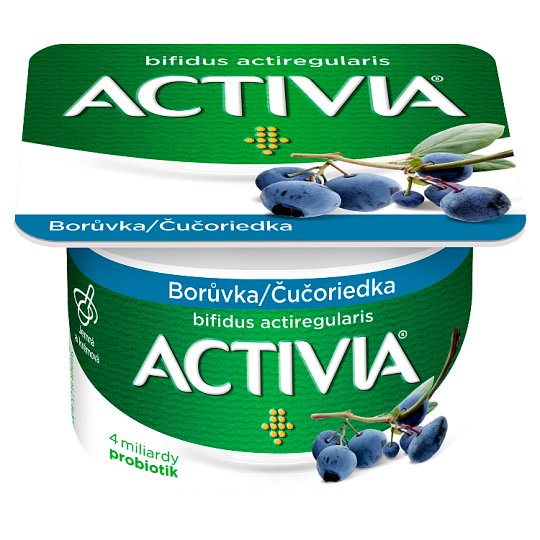 Activia Probiotic Blueberry and Cherry Yogurt 120g