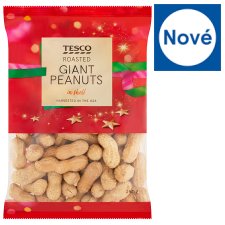 Tesco Roasted Giant Peanuts in Shell 250g