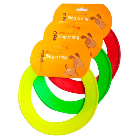 Petface Fling a Ring Dog Toy Tesco Groceries