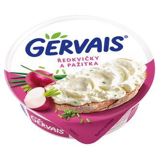 Gervais Original Krémový tvarohový sýr s ředkvičkami a pažitkou 80g