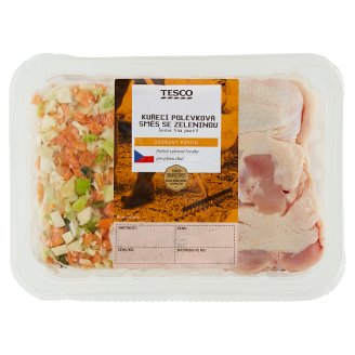 Tesco Fresh Chicken Kuřecí polévková směs se zeleninou